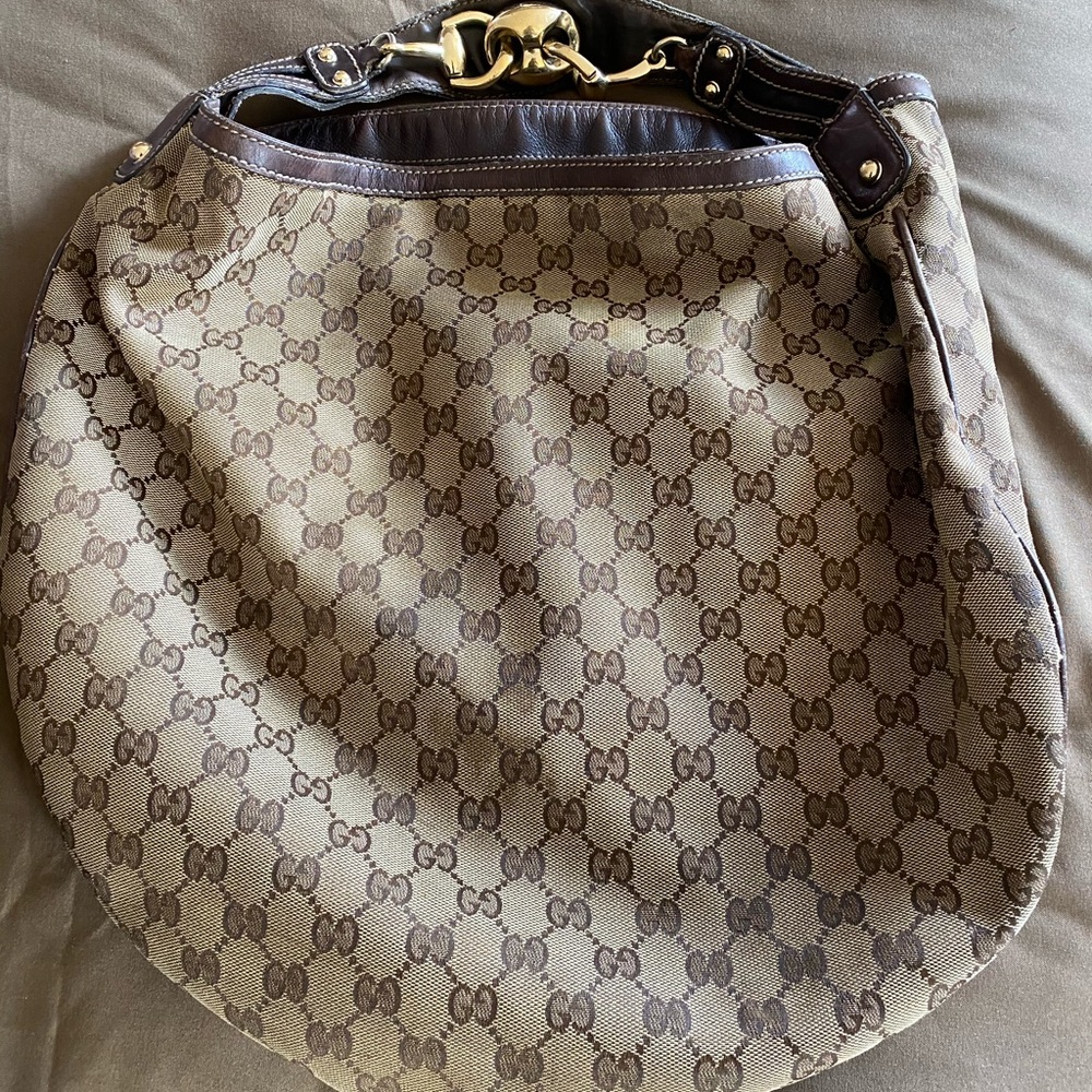 Gucci Canvas Hobo